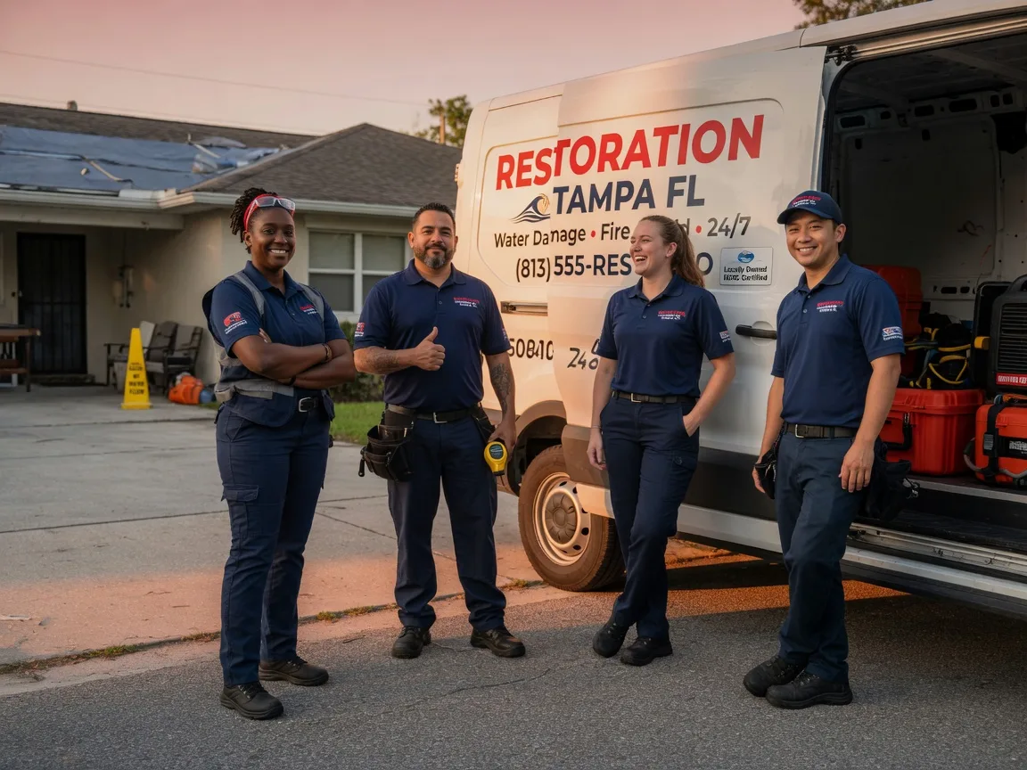 Water Damage Restoration company in New Plymouth, OH