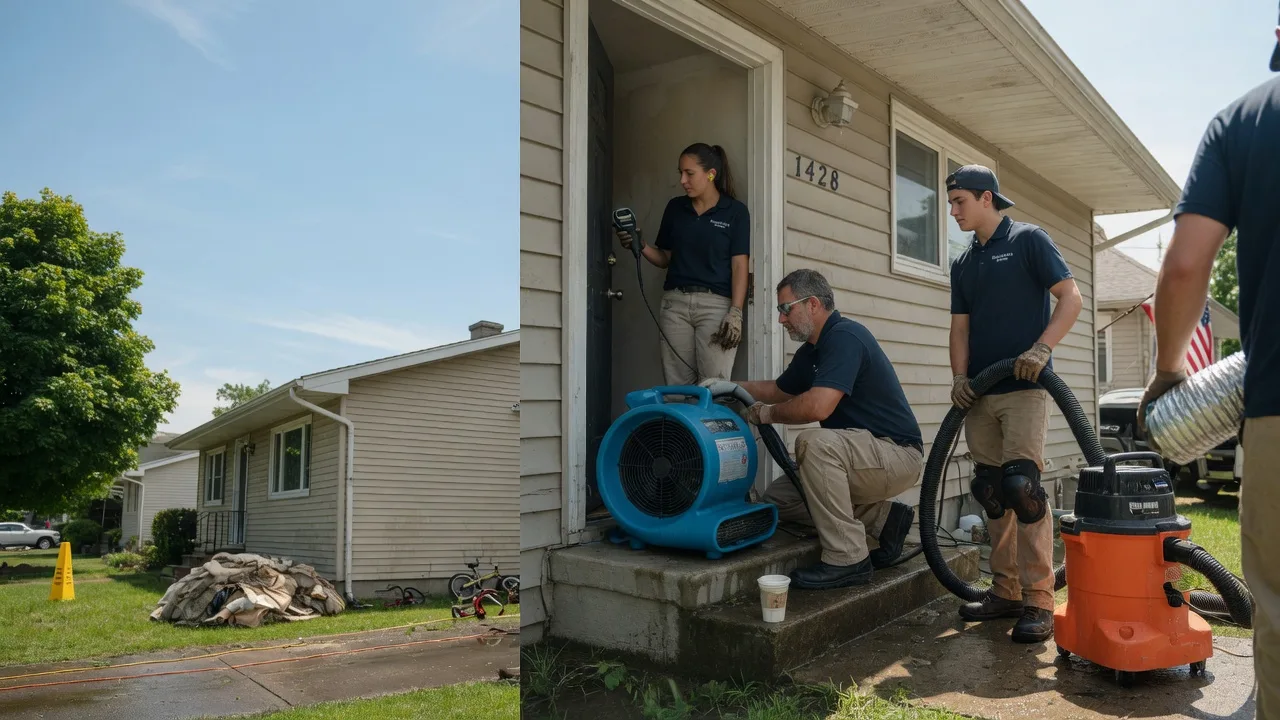 Water Damage Restoration in New Plymouth, OH near me